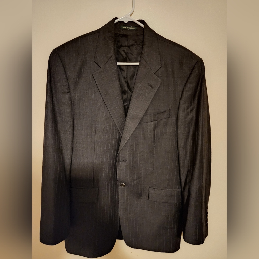 Lauren by ralph lauren pin strip 100% wool Laine jacket